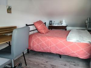 Postel nebo postele na pokoji v ubytování Maison Cosy Mulhouse