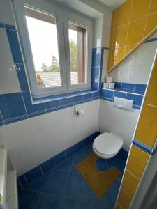 Kúpeľňa v ubytovaní Vilka Aurora