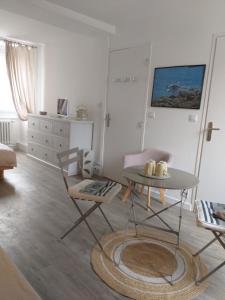 Istumisnurk majutusasutuses MANOIR ST YVES -Gîte