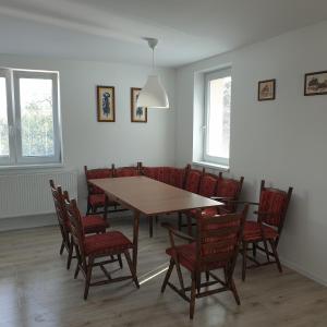 Χώρος καθιστικού στο Apartmán Stará Myjava