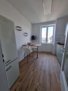 Η κουζίνα ή μικρή κουζίνα στο Altstadt-Oase mit Traumblick +3 φωτογραφίες