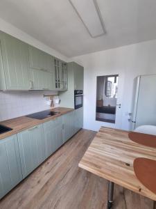 Η κουζίνα ή μικρή κουζίνα στο Altstadt-Oase mit Traumblick