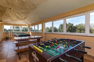 Biliár nebo kulečník v ubytování Villa Divina