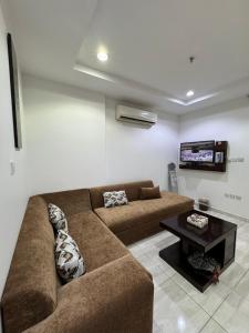 Χώρος καθιστικού στο شقق العاصمة