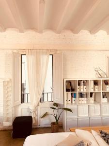 Posteľ alebo postele v izbe v ubytovaní Apartment E.CO. Home Tarragona