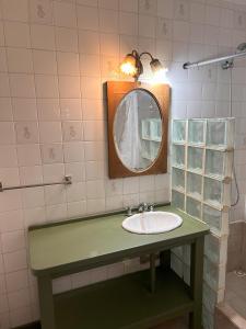 Koupelna v ubytování Eli housing