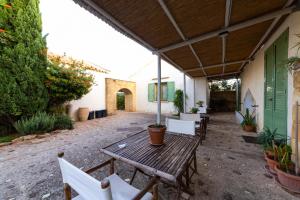 Αίθριο ή υπαίθριος χώρος στο Podere Fossarunza di Carlo Manzo