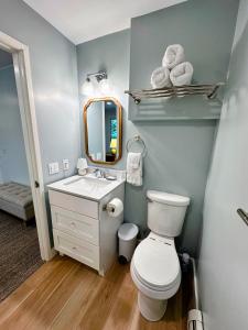 Koupelna v ubytování R8 Luxury Bretton Woods Ski-In Ski-out townhome next to beginner ski area w fast wifi and keyless entry + 44 fotografií