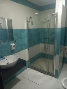Koupelna v ubytování Hotel Salime Al Khozama