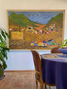 ポルラマルにあるTorremolinos Apartamento estilo Rústico con excelente ubicaciónの壁画
