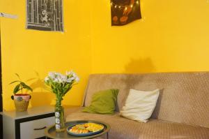 Posezení v ubytování Harmony Backpackers Hostel