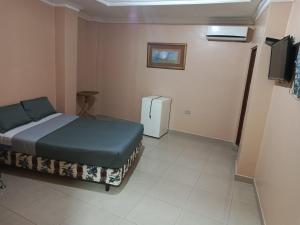 TV a/nebo společenská místnost v ubytování Hotel Caribe