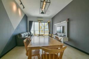 Χώρος καθιστικού στο Maxhome Cozy at Silverscape Residence Melaka