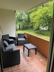 Khu vực ghế ngồi tại 4 Zimmer Wohnung - 120qm