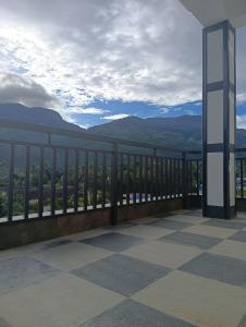 山景或在度假屋看到的山景