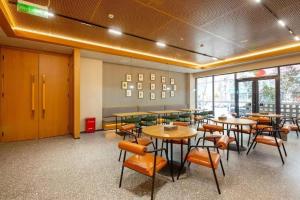 Area soggiorno di Shijiazhuang Changan Wanda Plaza Jianhua City Plaza Qiuguo Hotel