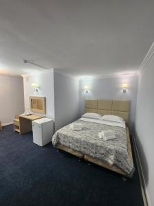 Кровать или кровати в номере Baiterek Premium