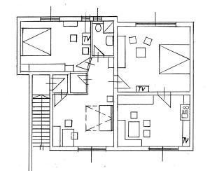 Plán poschodí v ubytovaní Landhaus Tritscher
