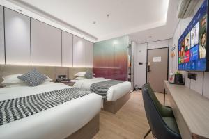 Televisyen dan/atau pusat hiburan di Meiye Hotel-Guangzhou Dongpu TianheCity - Canton Fair
