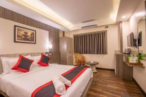 Voodi või voodid majutusasutuse Hotel Wawa toas