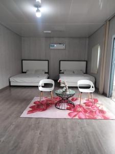 Posezení v ubytování Homstay cát trắng