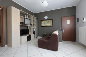 TV a/nebo společenská místnost v ubytování Hotel Residence Aurora
