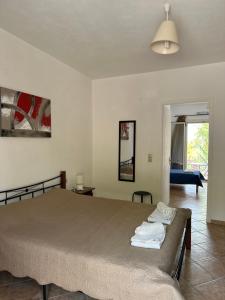 Postel nebo postele na pokoji v ubytování Seapine Studios