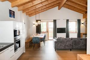 Kuchyň nebo kuchyňský kout v ubytování Residence Zillertal