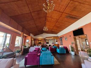 Oleskelutila majoituspaikassa Hotel Himalayan Villa