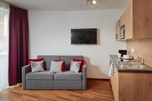 Kuchyň nebo kuchyňský kout v ubytování APARTMENT SONNBLICK Kaprun, Salzburg - including Summer Card