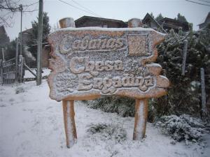 Cabañas Chesa Engadina v zimě