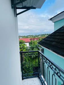 a view from the balcony of a house at Residence SVET in Kribi