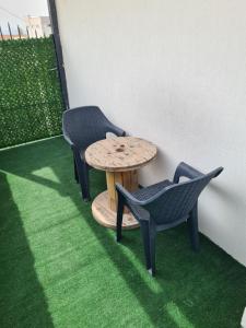 Posezení v ubytování Solar Residence