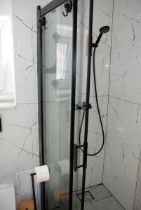 Koupelna v ubytování Apartament Legionow