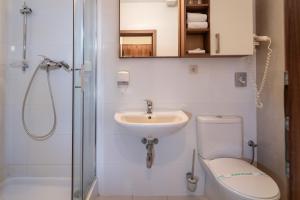 Koupelna v ubytování Horský hotel Remata