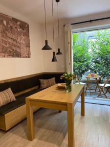 Χώρος καθιστικού στο Apartament Officyna