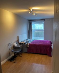 Postel nebo postele na pokoji v ubytování Double Room inCityCenter-15min walk to TempleBar