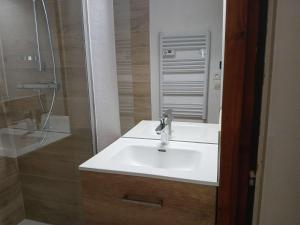 Ένα μπάνιο στο Appartement 4 pers., village, proche pistes, piscine l'été, commerces à pied - FR-1-342-141 +4 φωτογραφίες