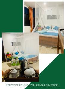 Letto o letti in una camera di meditation monastery stay