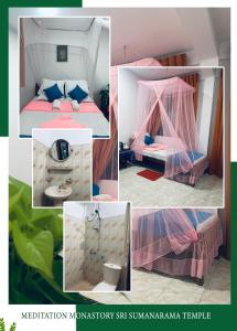 Letto o letti in una camera di meditation monastery stay