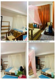 Letto o letti in una camera di meditation monastery stay