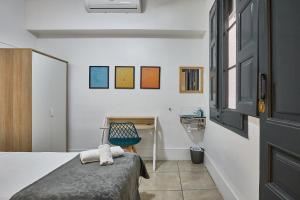 Posteľ alebo postele v izbe v ubytovaní Ella Hostel Gran Vía