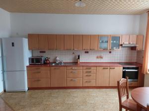 Kuchyň nebo kuchyňský kout v ubytování Apartmán Nová Cerekev + 9 fotografií