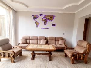 Istumisnurk majutusasutuses Hotel Giorgi