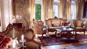 Posezení v ubytování Alchymist Prague Castle Suites Hotel