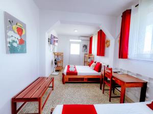 Postel nebo postele na pokoji v ubytování STEPHEN HOTEL