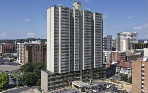 Udsigt til Harrisburg eller udsigt til byen taget fra lejligheden