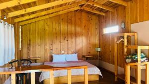 Katil atau katil-katil dalam bilik di El Toucanet Lodge & Restaurante