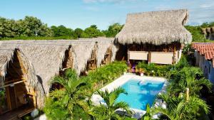 an aerial view of a resort with a swimming pool at Palomino Sunrise in Palomino