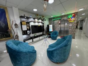 Setusvæði á Hotel Plateros
